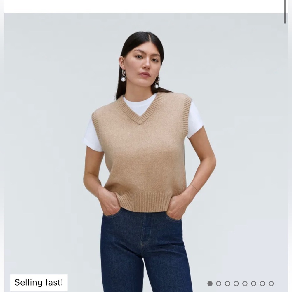 Everlane The Cashmere Vest